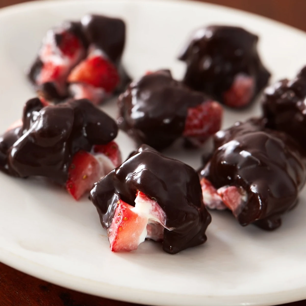 Chocolate Strawberry Yogurt Clusters