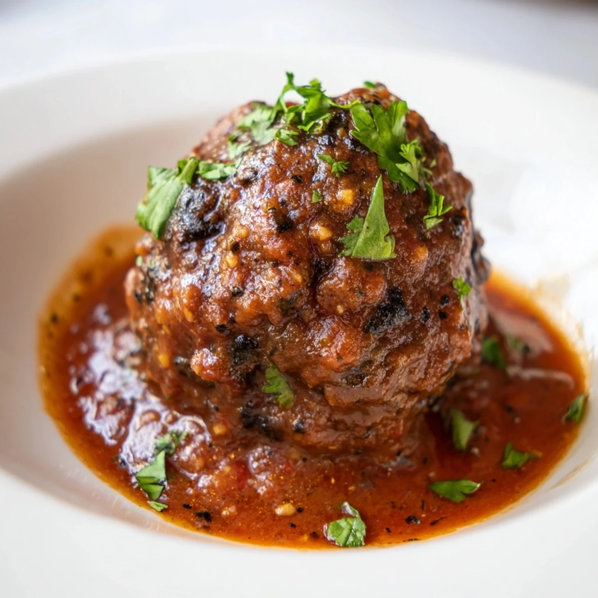 Savory Spicy Lamb Merguez Meatballs served over fluffy couscous, ready to be enjoyed as a comforting main course.