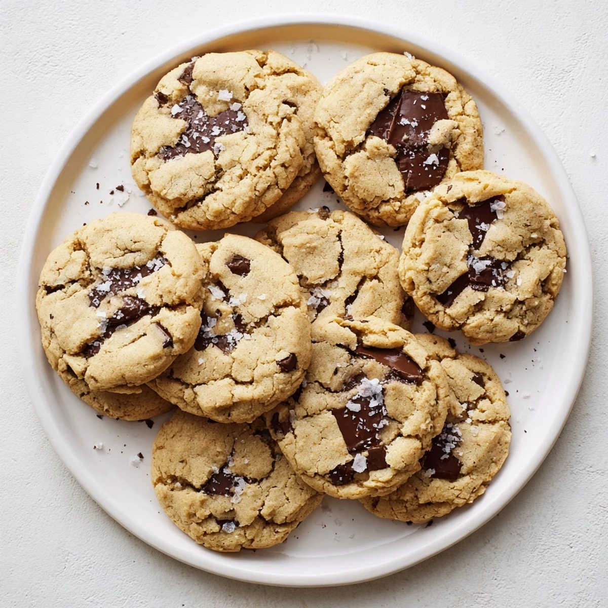 Warm chocolate chip cookies rest beside a tall glass of milk, ready for an afternoon treat.