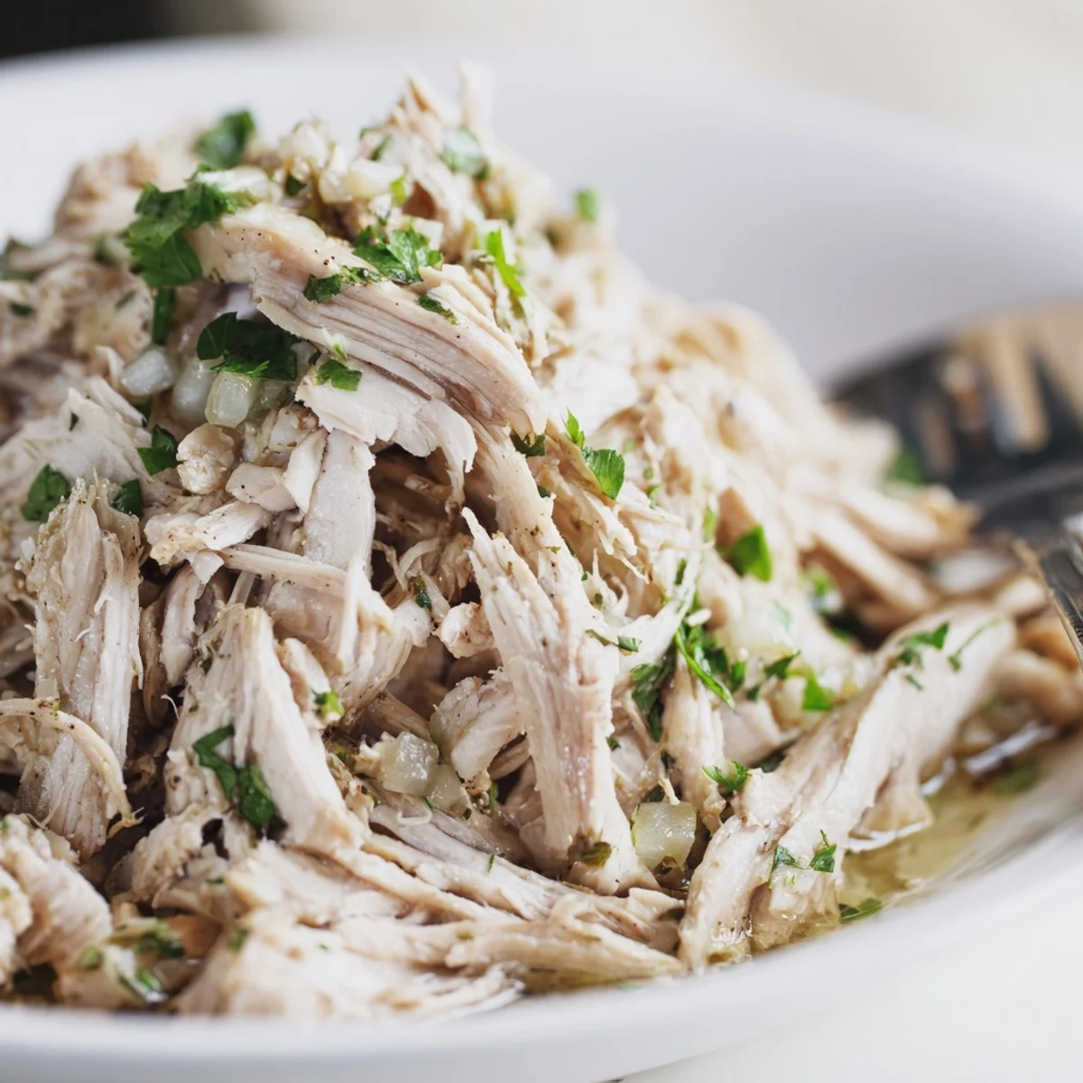 Fork-tender Slow Cooker Cilantro Lime Chicken simmering with bright lime and cilantro aroma  
