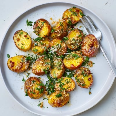 Garlic Roasted Radishes