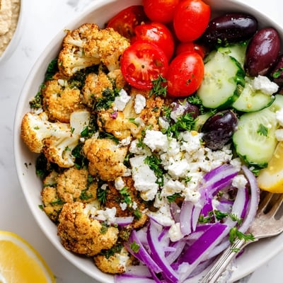 Greek Cauliflower Bowl