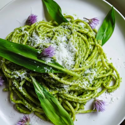Wild Garlic Pesto Pasta